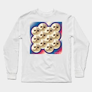 Cat Bubbles Long Sleeve T-Shirt